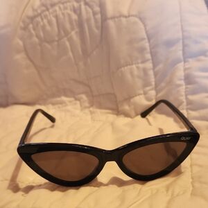 Quay Australia Black Cat Eye Sunglasses